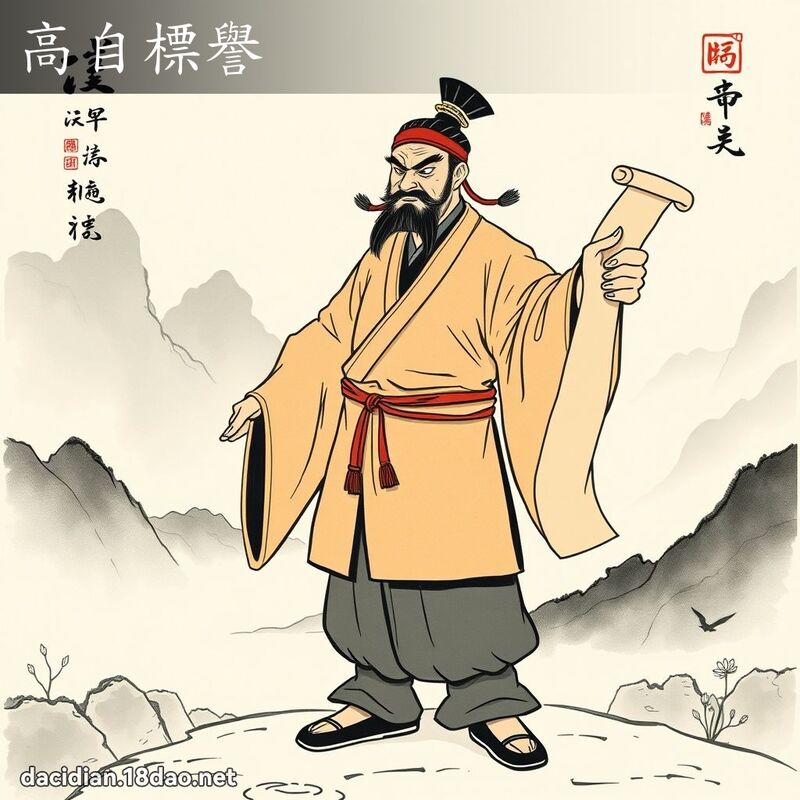 高自標誉 配图