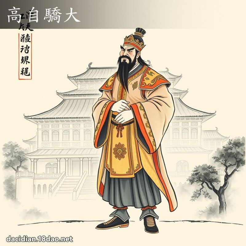高自骄大 配图