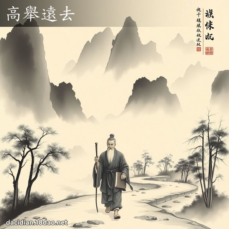 高举远去 配图