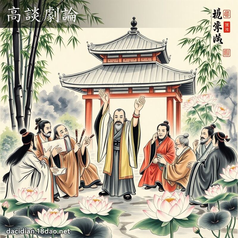 高谈剧论 配图