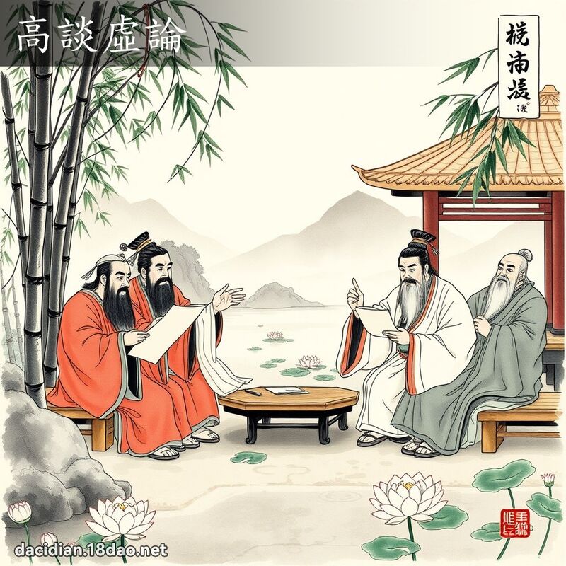 高谈虚论 配图