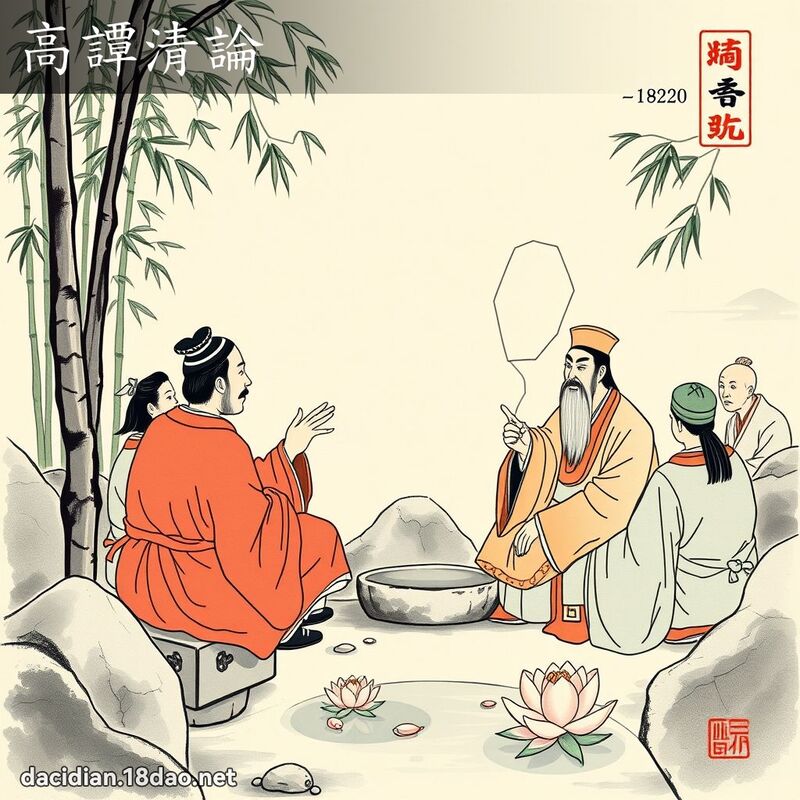 高谭清论 配图