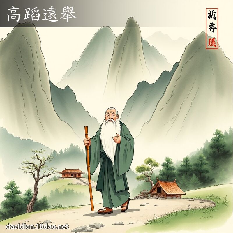 高蹈远举 配图
