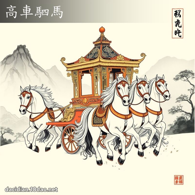 高车駟马 配图
