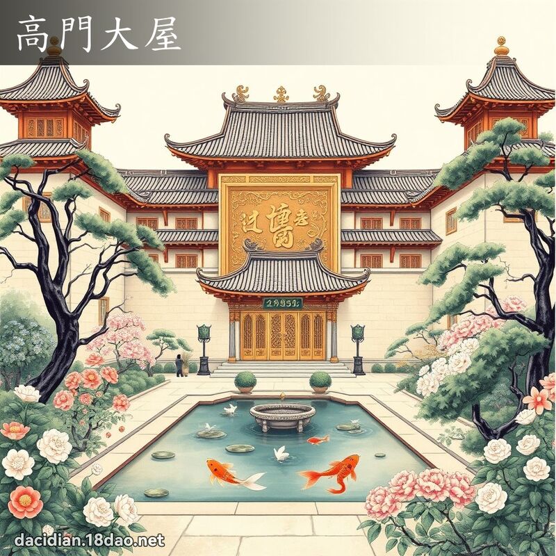 高门大屋 配图