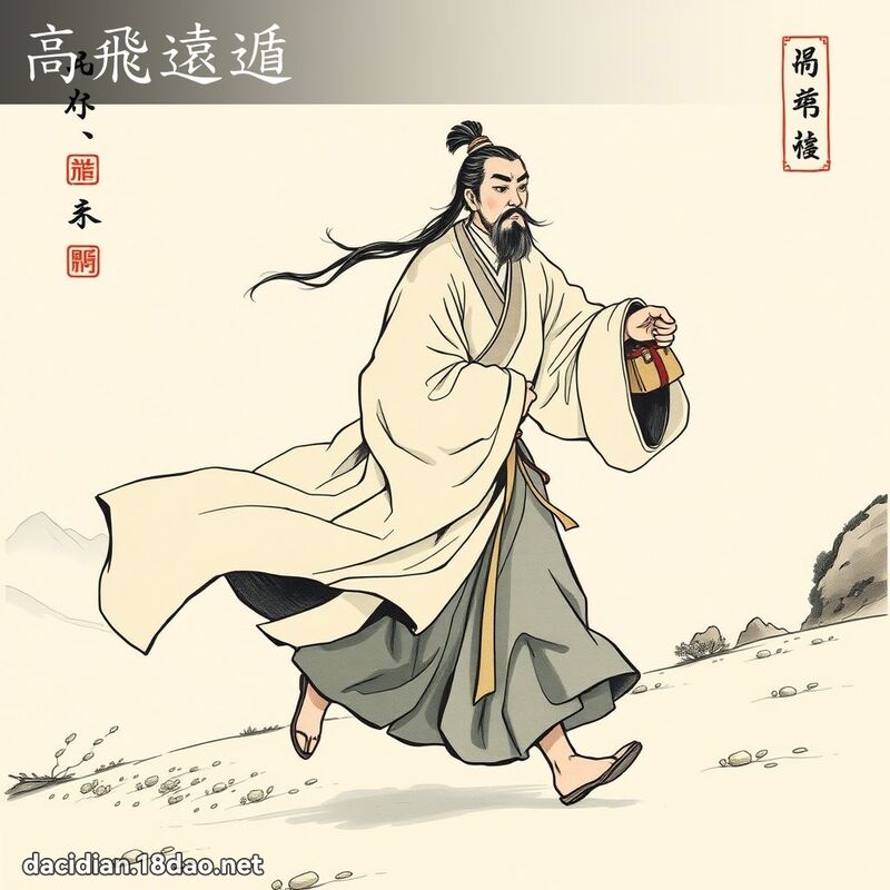 高飛遠遁 配图