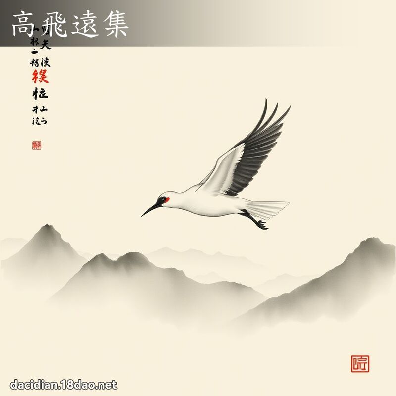 高飛遠集 配图