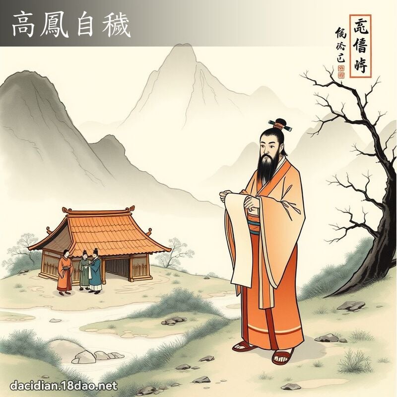 高鳳自穢 配图