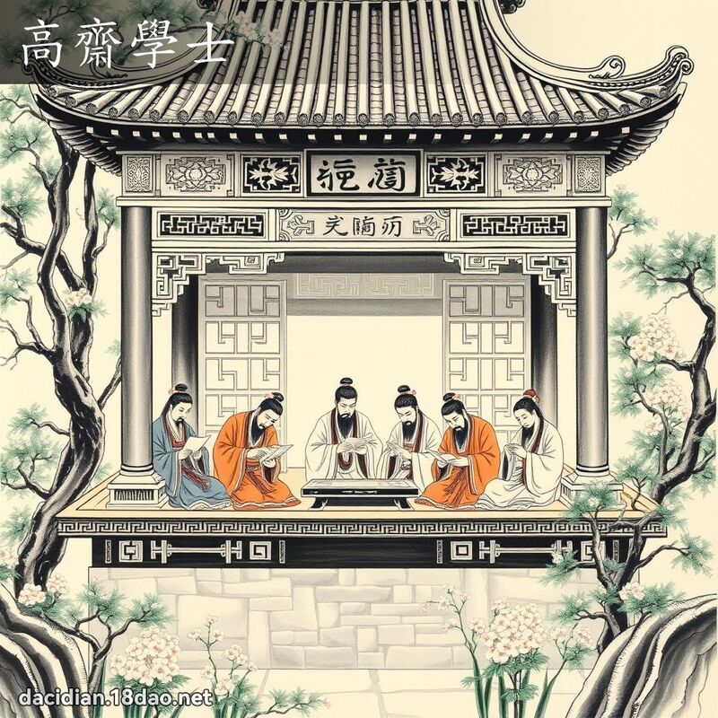 高齋學士 配图