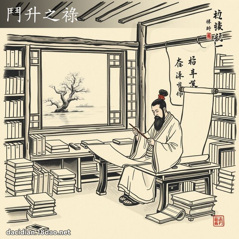 鬥升之祿 配图