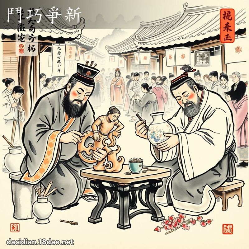 鬥巧爭新 配图