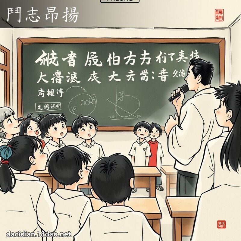 鬥志昂揚 配图