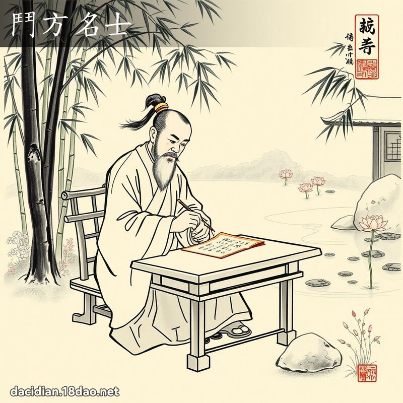 鬥方名士 配图