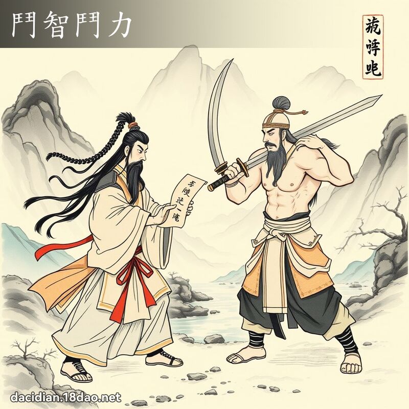 鬥智鬥力 配图