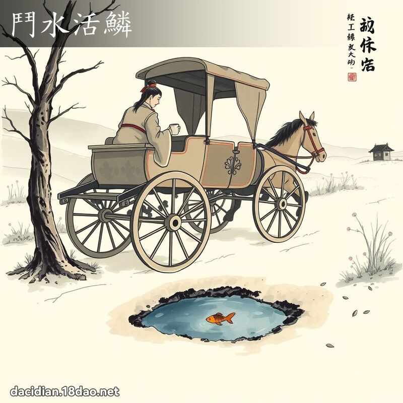 鬥水活鱗 配图