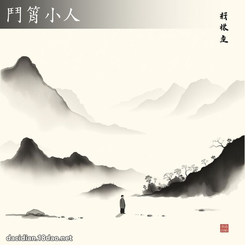 鬥筲小人 配图