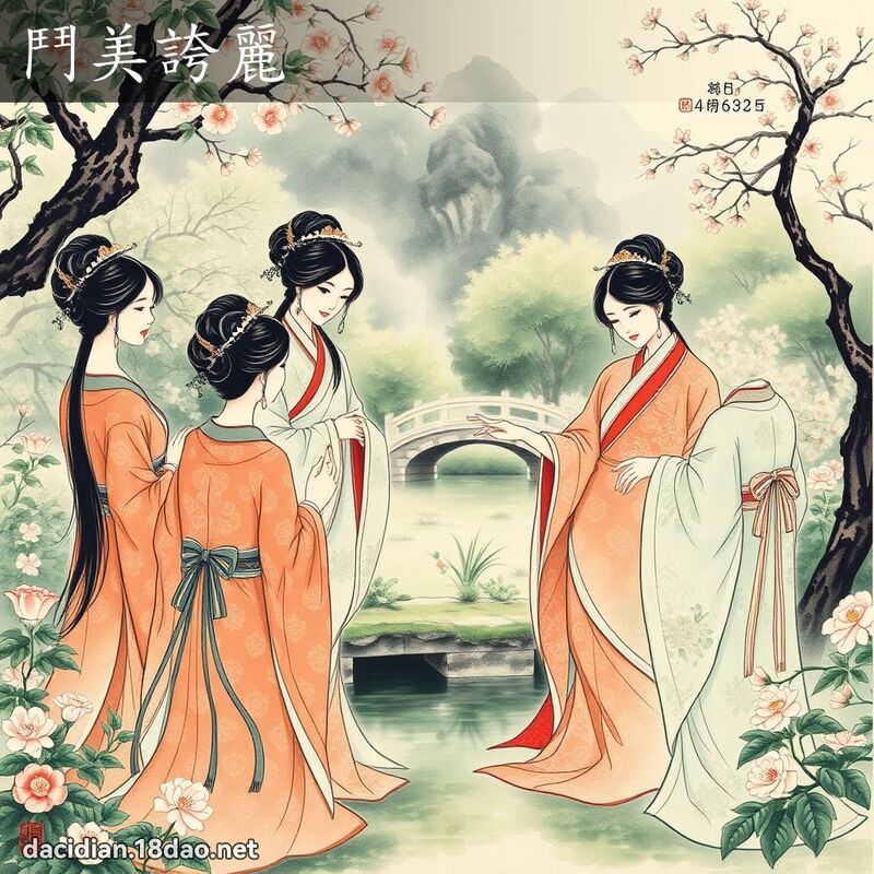 鬥美誇麗 配图
