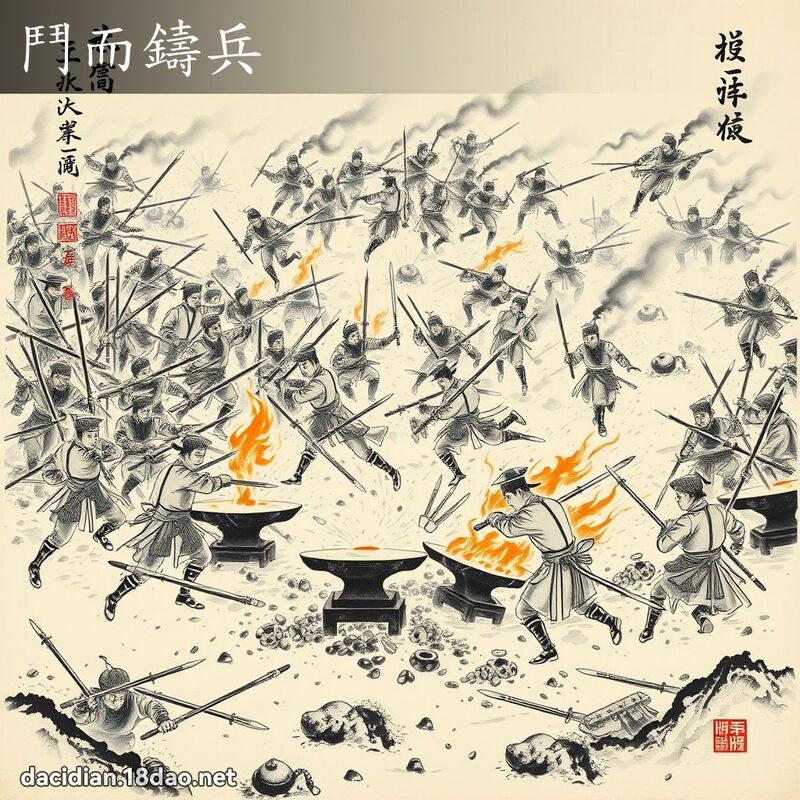 鬥而鑄兵 配图