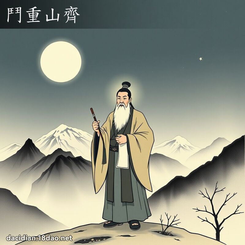 鬥重山齊 配图