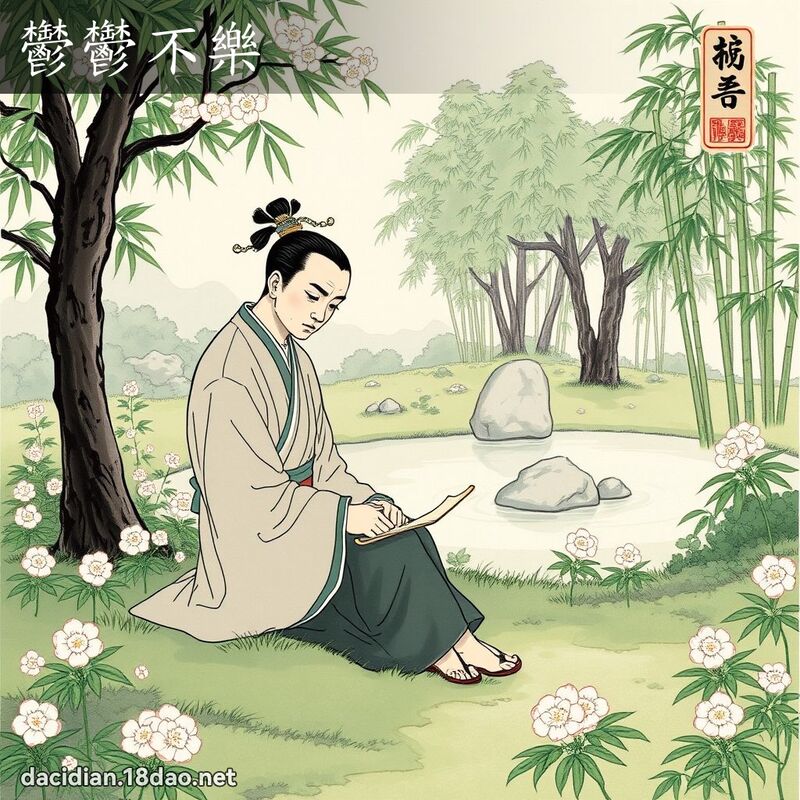 鬱鬱不樂 配图