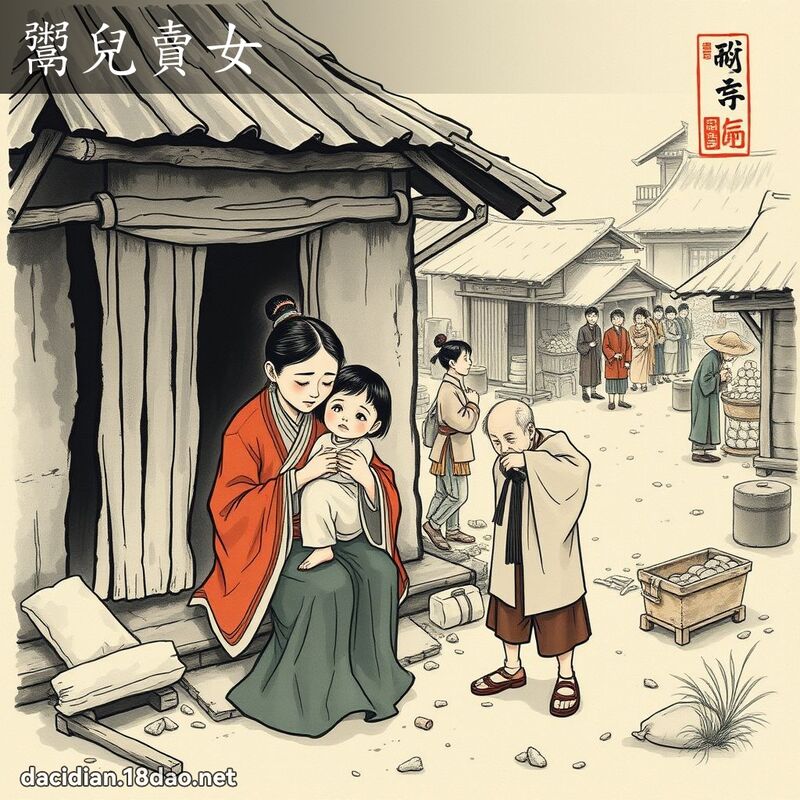 鬻兒賣女 配图
