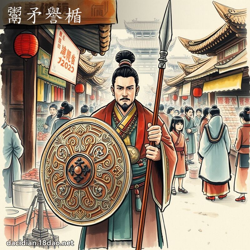 鬻矛譽楯 配图