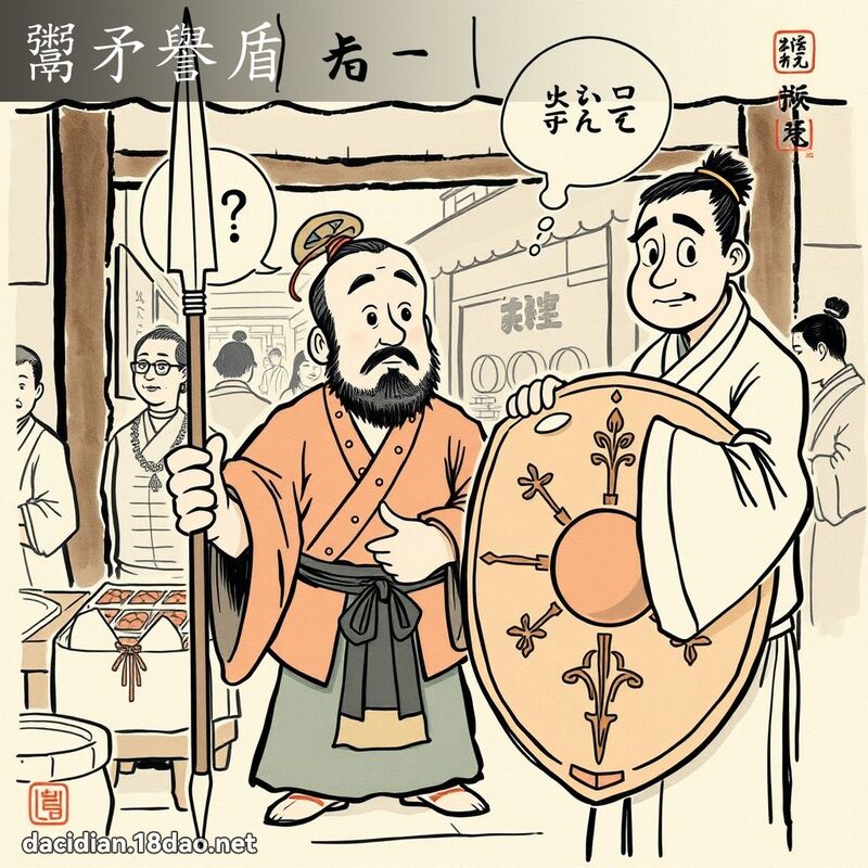 鬻矛譽盾 配图