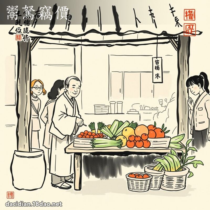鬻駑竊價 配图