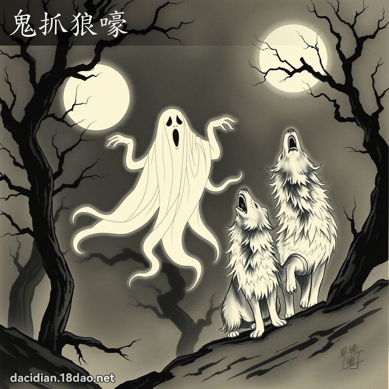 鬼抓狼嚎 配图