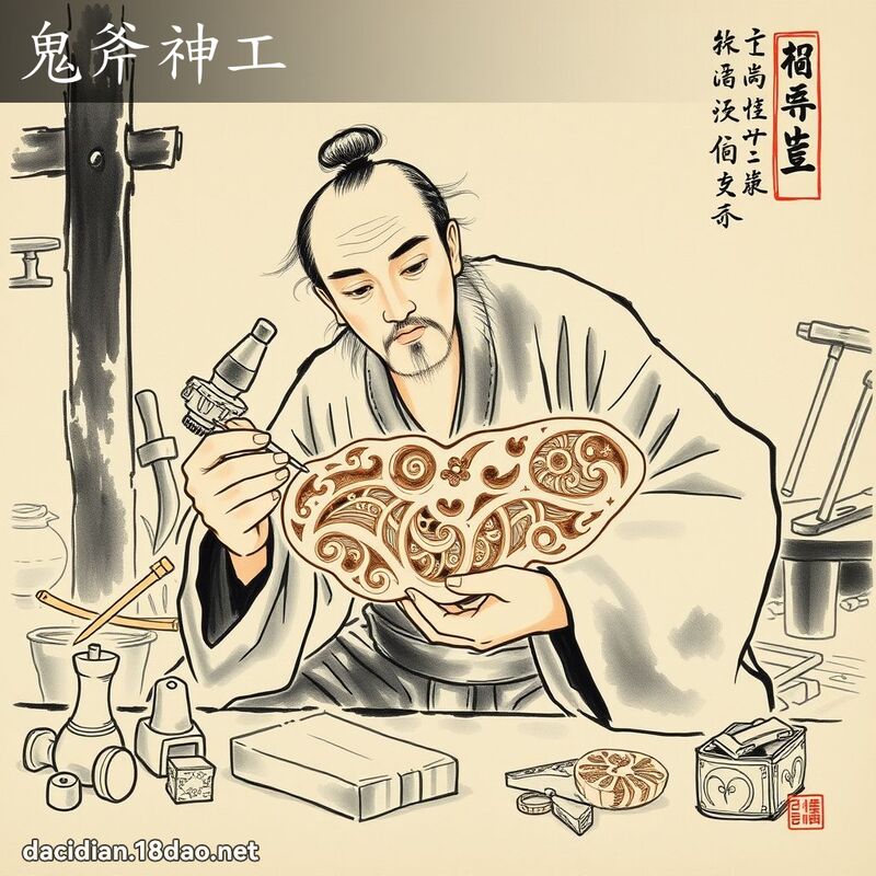 鬼斧神工 配图
