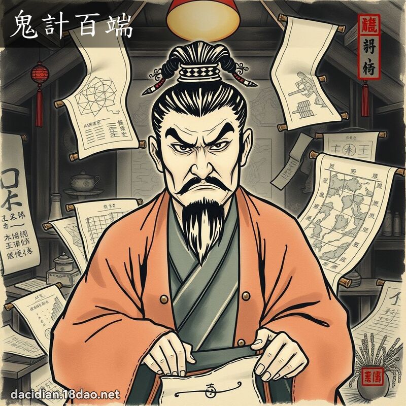 鬼计百端 配图