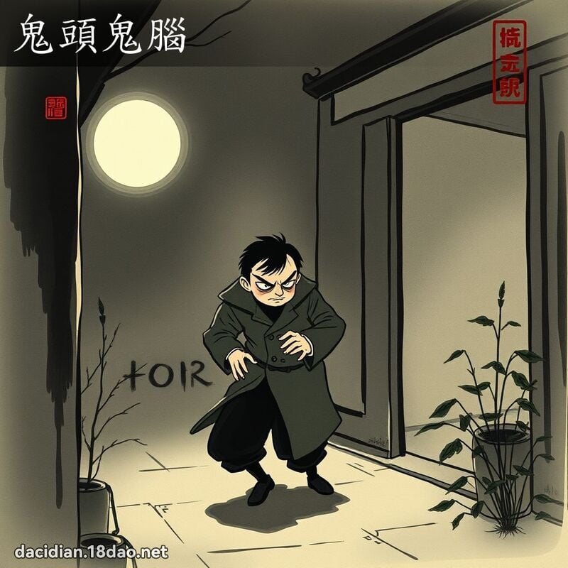 鬼头鬼脑 配图