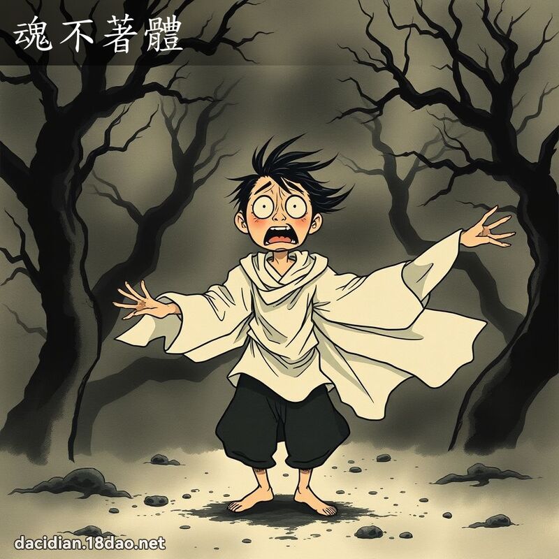 魂不著体 配图