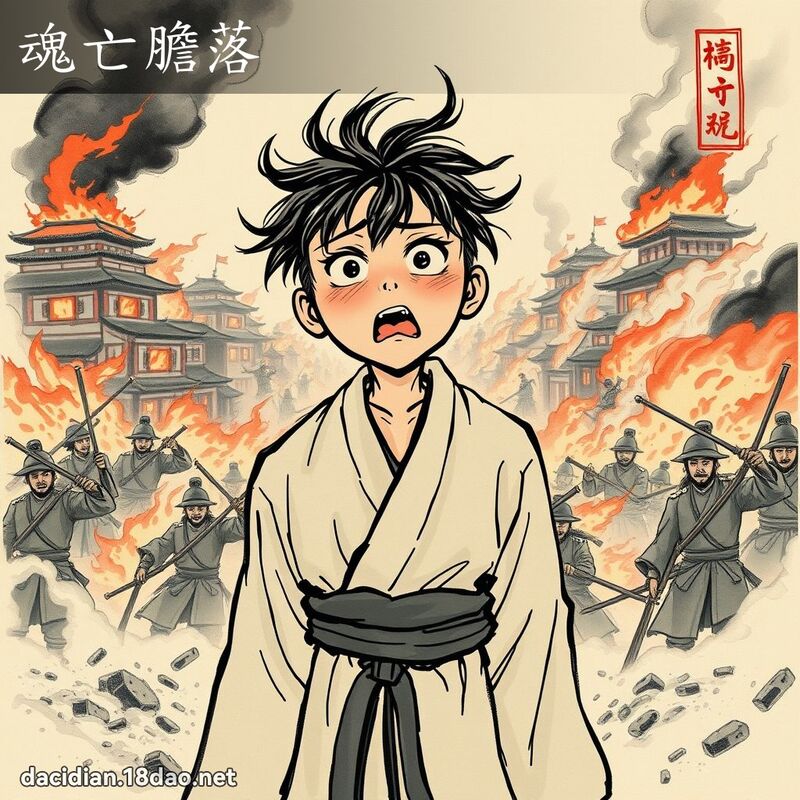魂亡胆落 配图