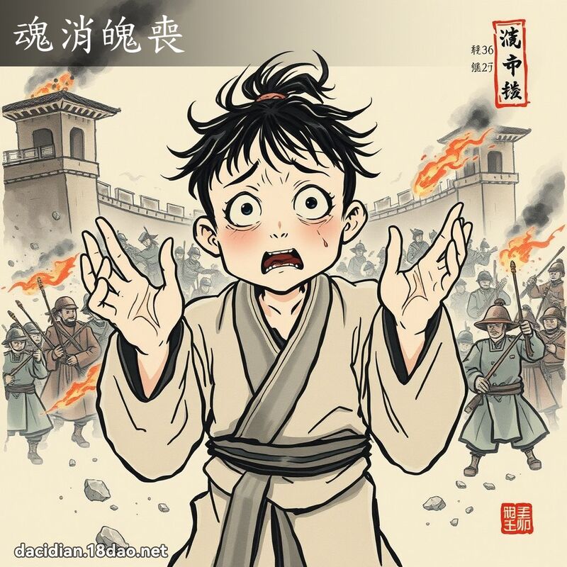 魂消魄丧 配图