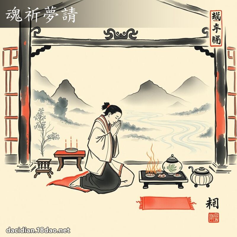 魂祈梦请 配图