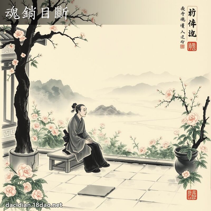 魂销目断 配图