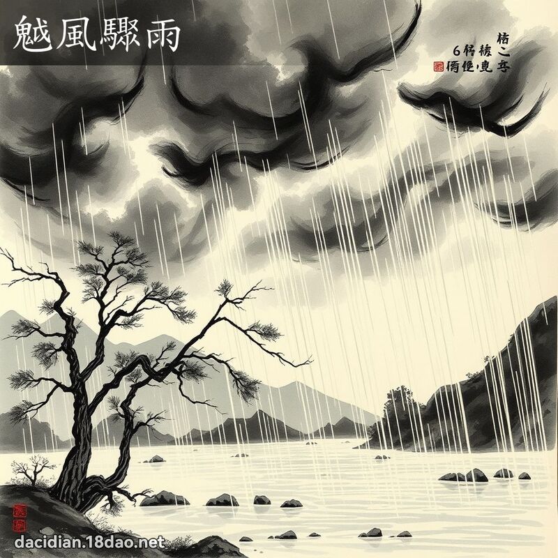 魆风骤雨 配图
