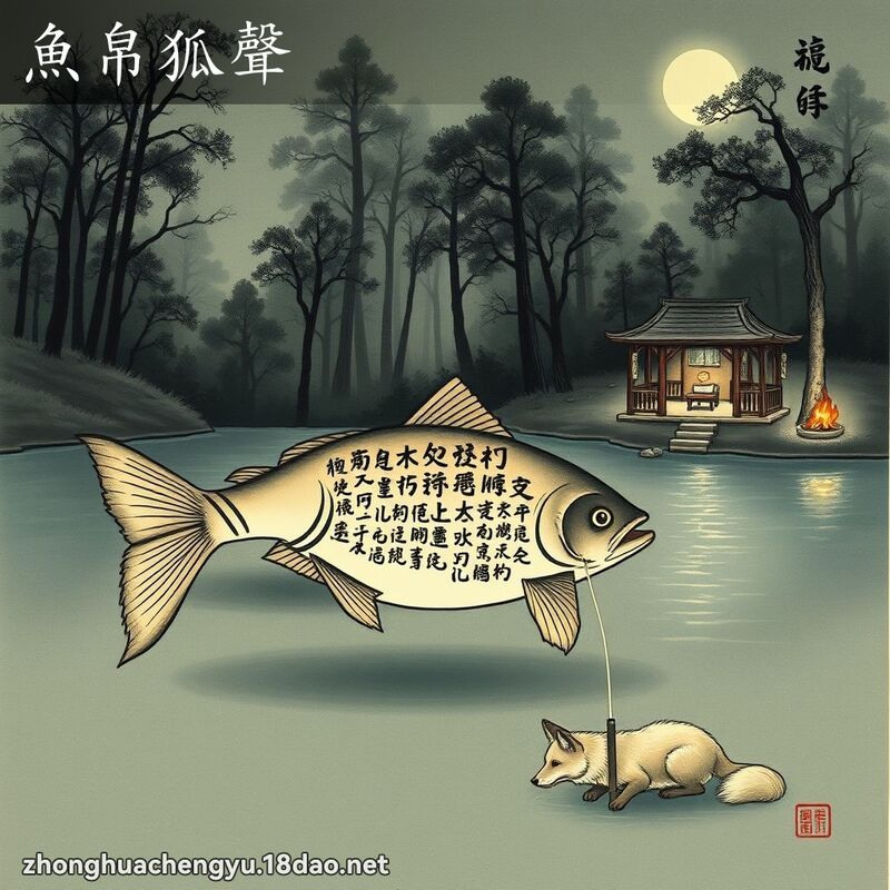 魚帛狐聲 - 中華成語配圖