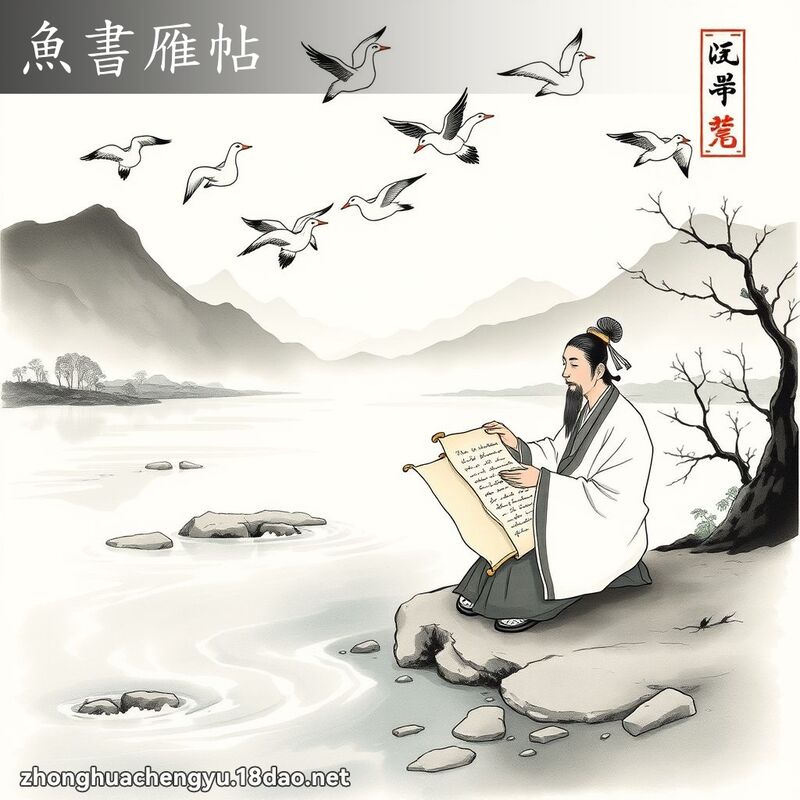 鱼书雁帖 配图