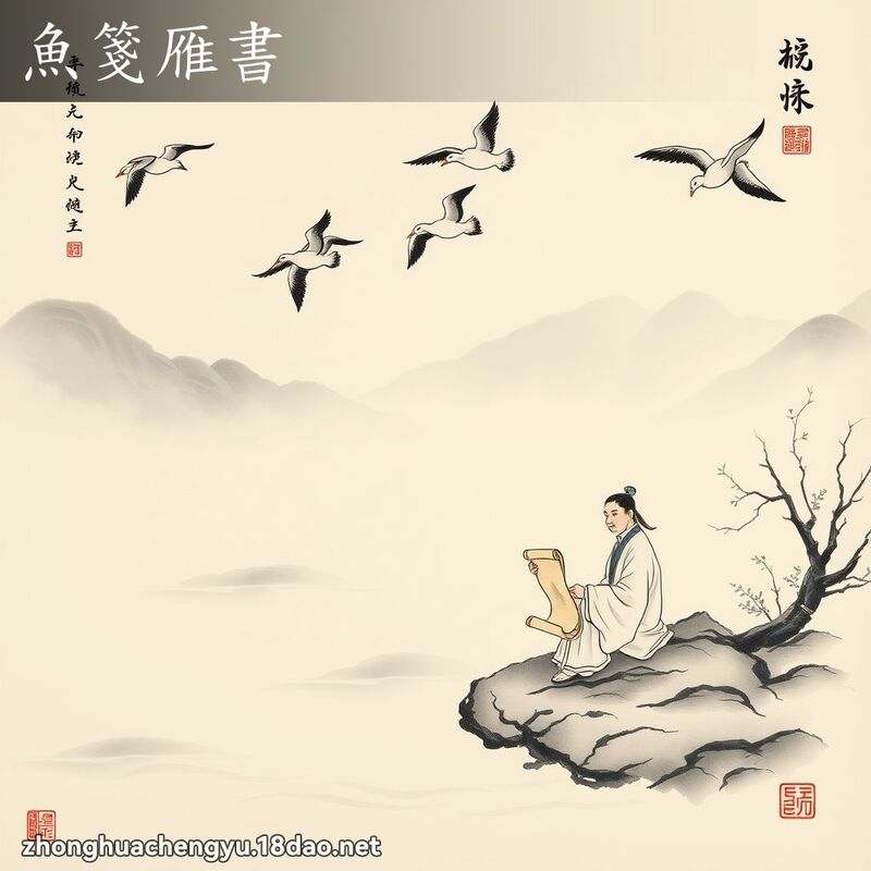 鱼笺雁书 - 中华成语配图
