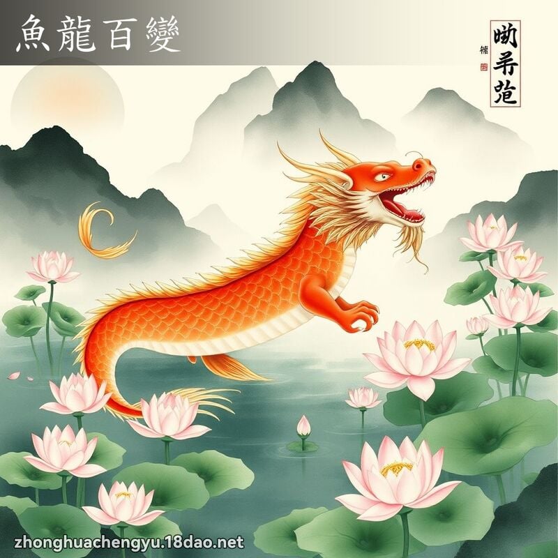 魚龍百變 - 中華成語配圖
