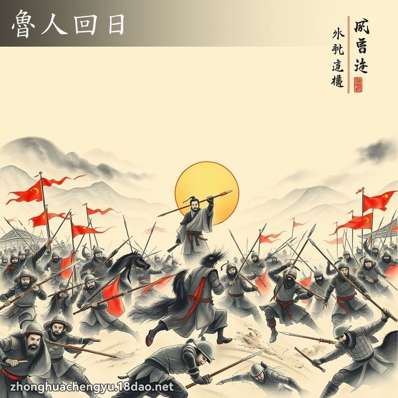魯人回日 - 中華成語配圖