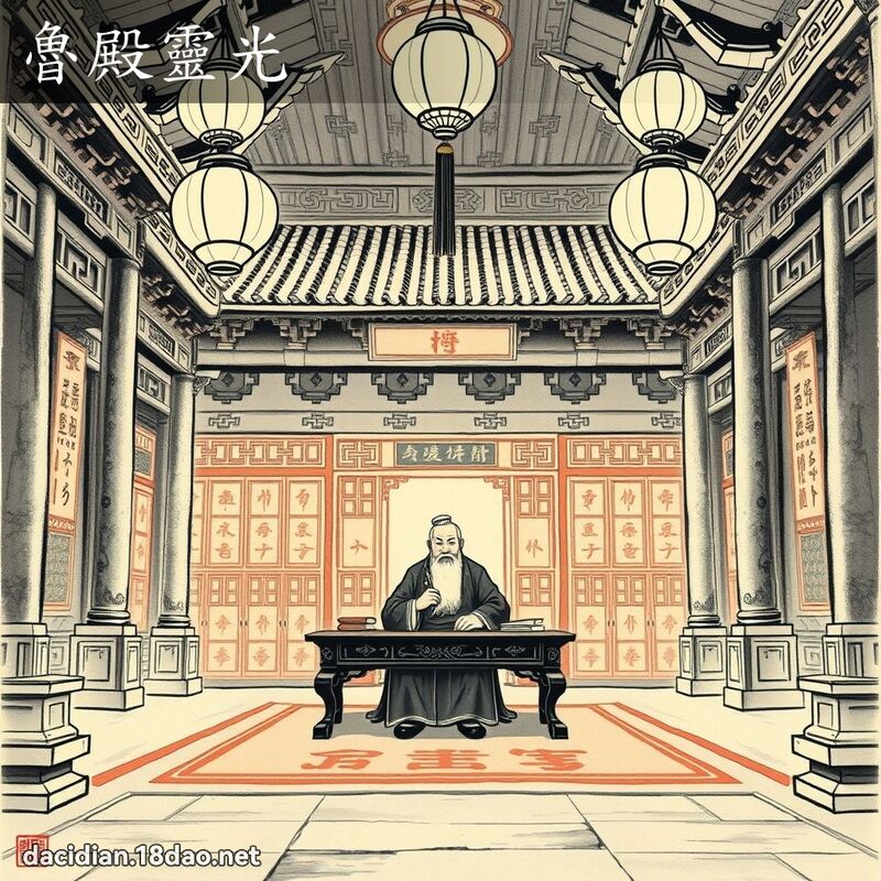 鲁殿灵光 配图