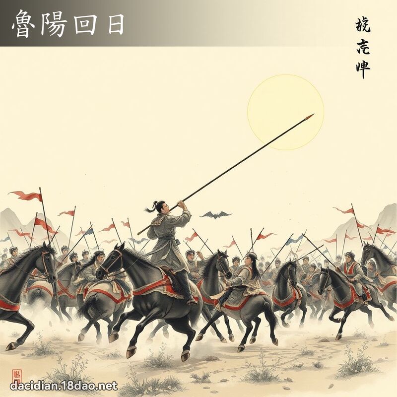 鲁阳回日 配图