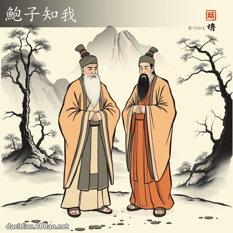 鲍子知我 配图