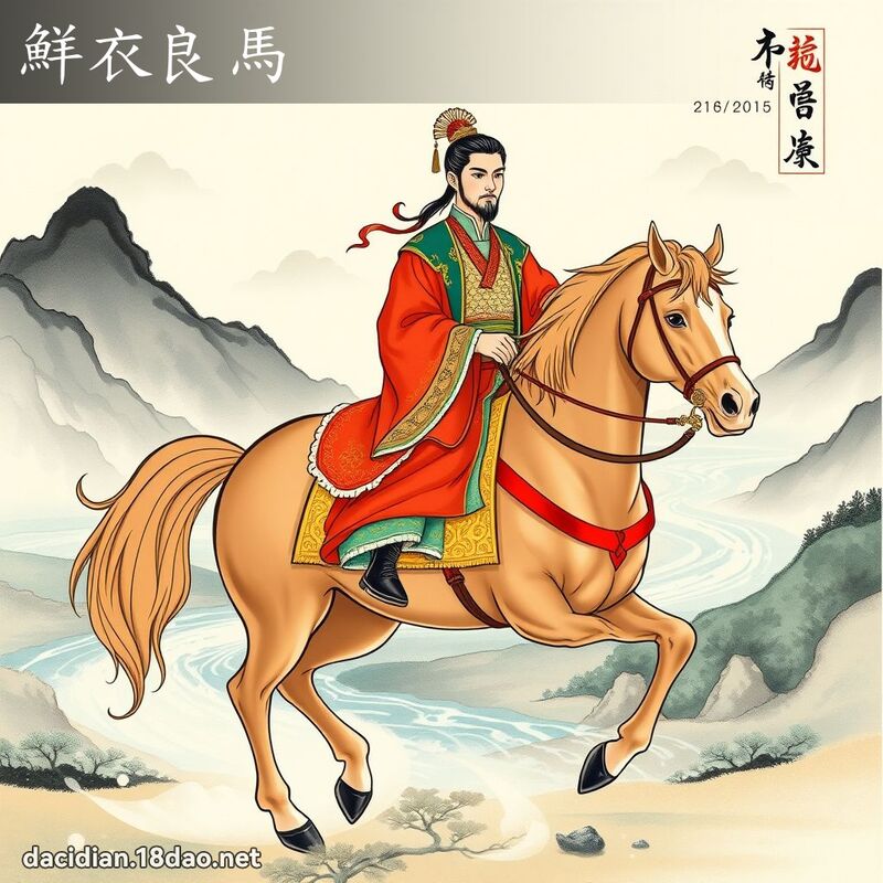 鲜衣良马 配图