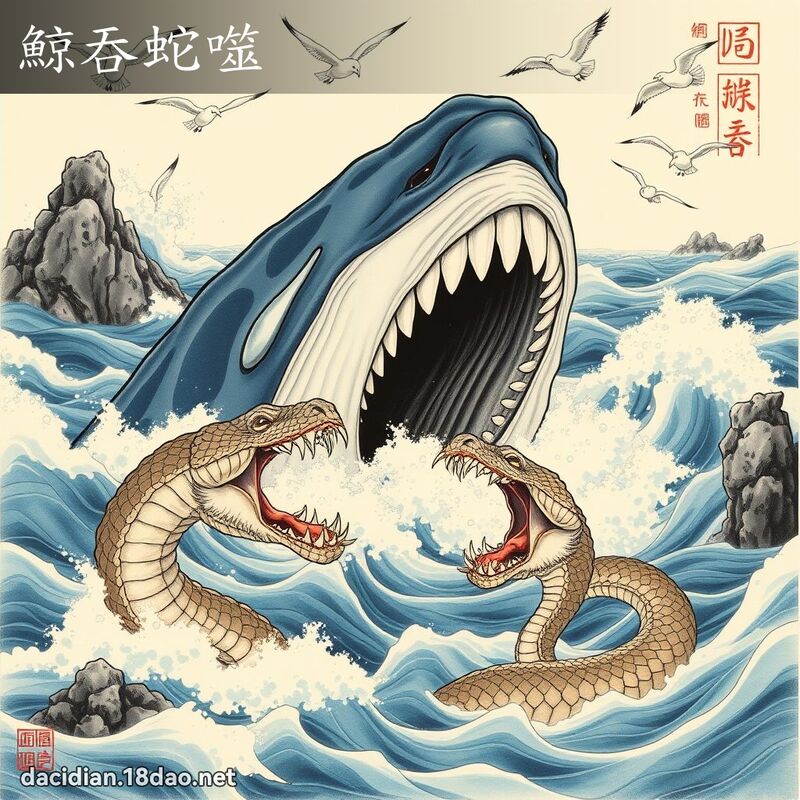 鯨吞蛇噬 配图