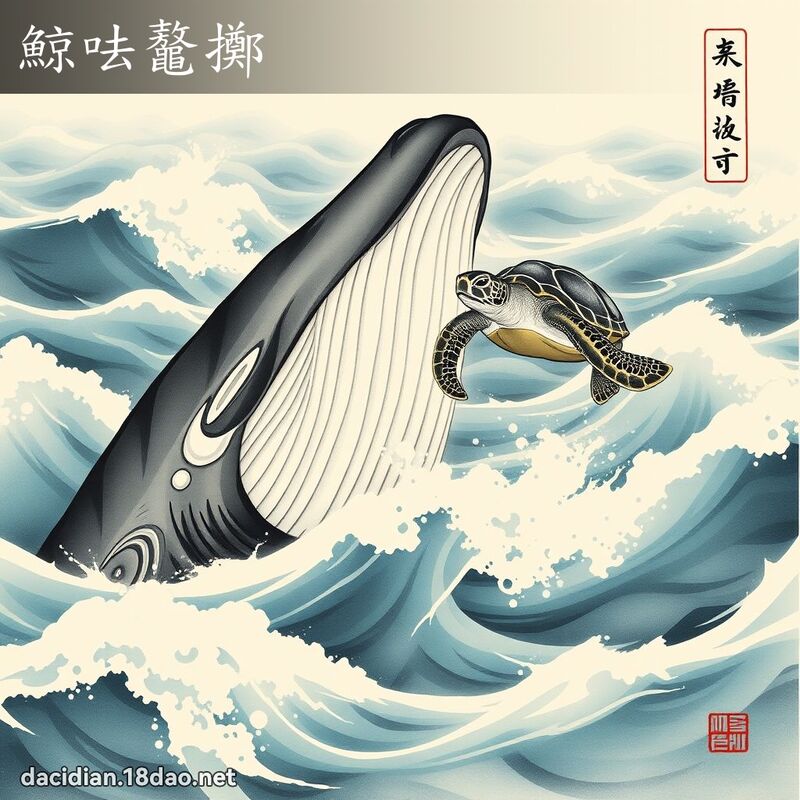 鯨呿鼇掷 配图
