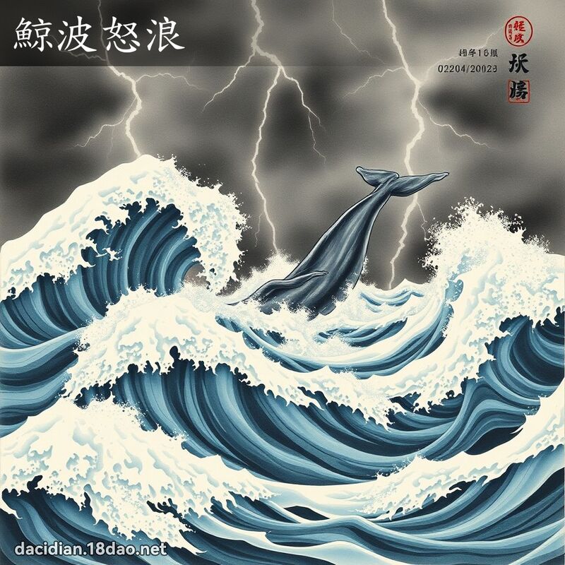鯨波怒浪 配图